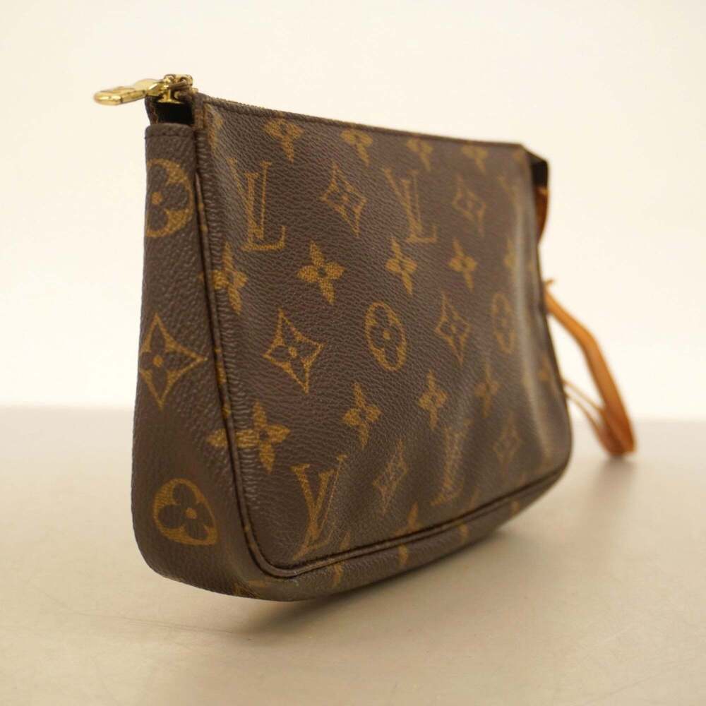LOUIS VUITTON Brown Monogram Pochette Pouch - Picture 2 of 12